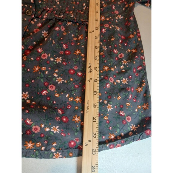 Matilda Jane Womens Floral Front Peasant Blouse Size Large Cottagecore Prairie - Picture 5 of 9